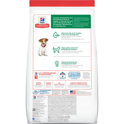 Hill's Science Diet Canine Puppy Chicken Meal & Barley Recipe Small Bites Dry Dog Food