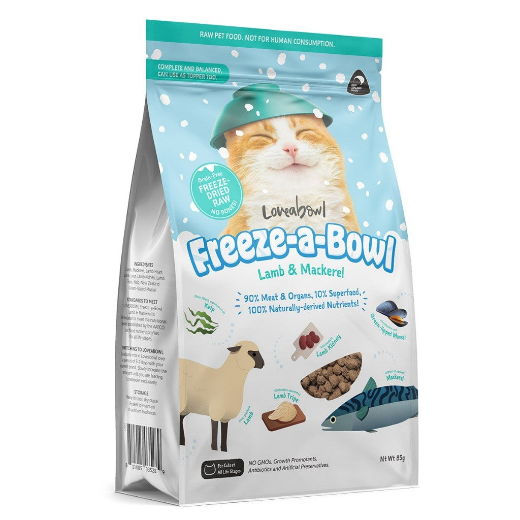 Loveabowl Freeze-a-Bowl Freeze Dried Cat Food 85g