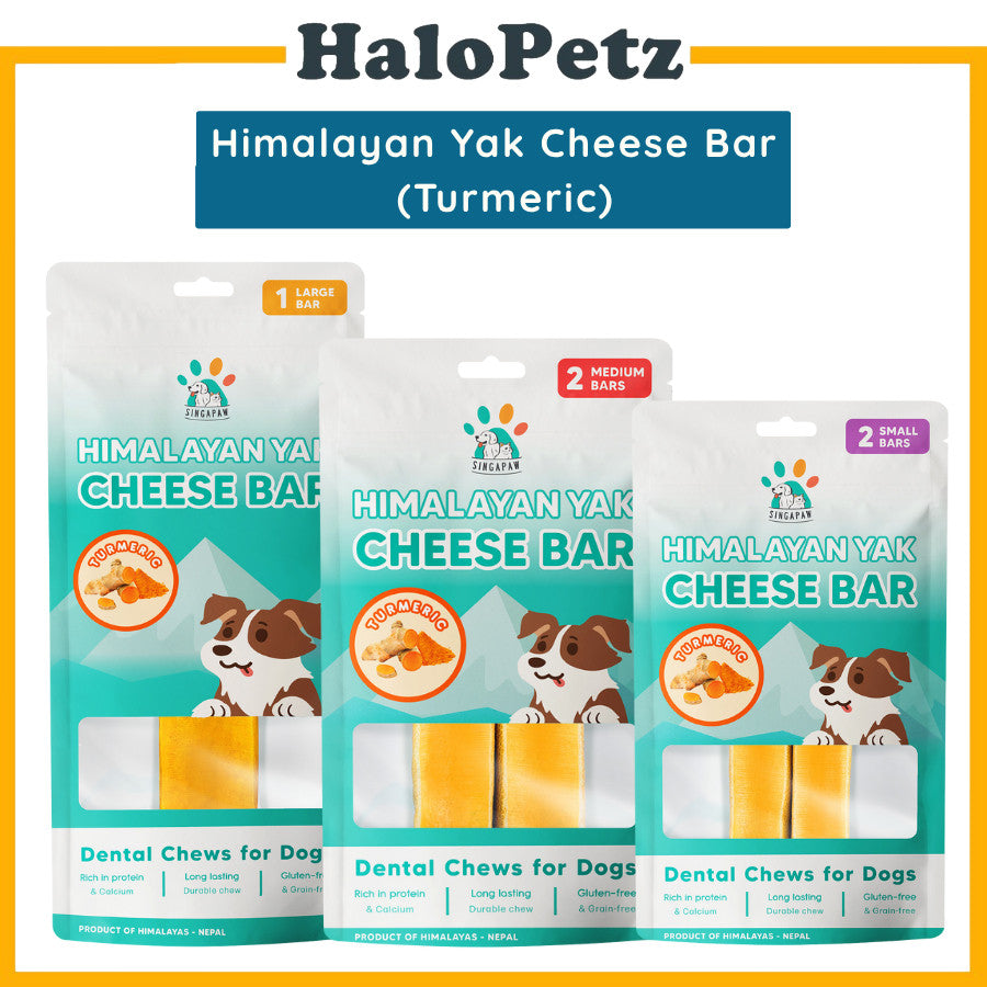 Singapaw Himalayan Cheese Bar Yak Turmeric / Strawberry / Pumpkin Dog Chew Treats