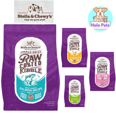 Stella & Chewy's Raw Coated Cat Kibble 5lb / 10lb | Freeze-Dried Raw Coated Dry Cat Food