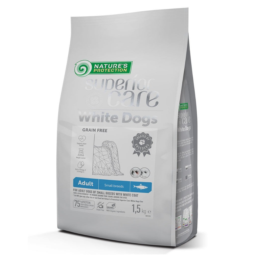 Nature's Protection White Coat Small Breed Dog 1.5kg