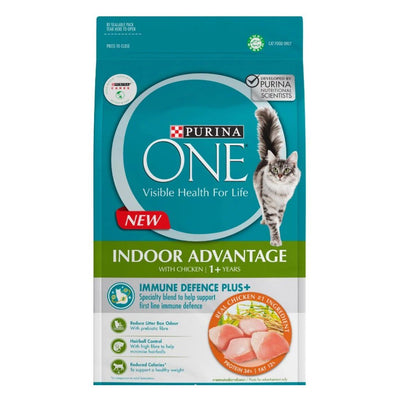 Purina ONE Cat Dry Food Kibbles Biscuit 1.2kg -Hairball, Urinary, Kitten, Adult Salmon