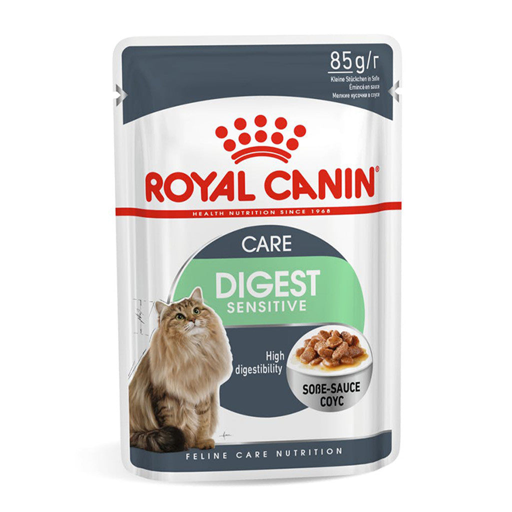 Royal Canin Cat Pouch 85g in Gravy -Sensitive Digestion Hairball, Urinary, Aging +11, Intense Beauty Wet Food