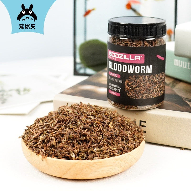 Jonsanty Freeze Dried Bloodworm Fish Food 200ml/600ml