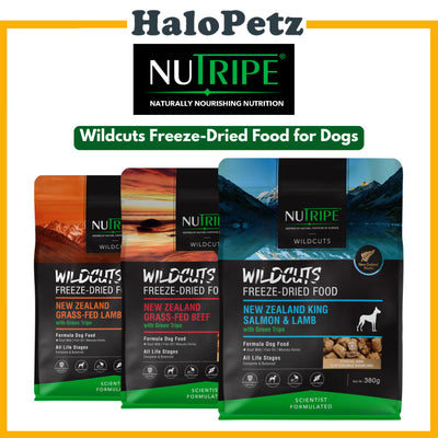 Nutripe WildCuts Freeze-Dried with Green Tripe Dog Food 380g