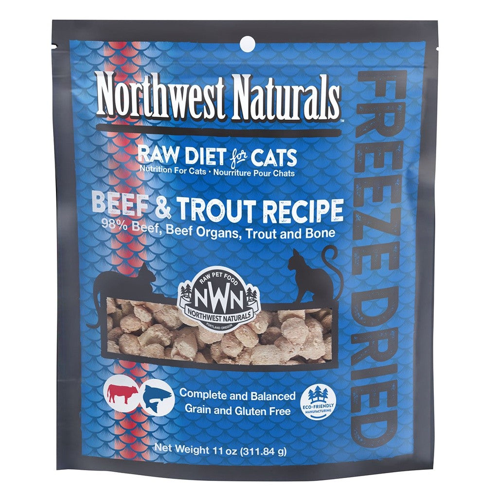 Northwest Naturals Freeze Dried Nibbles & Treats for Cats 11oz