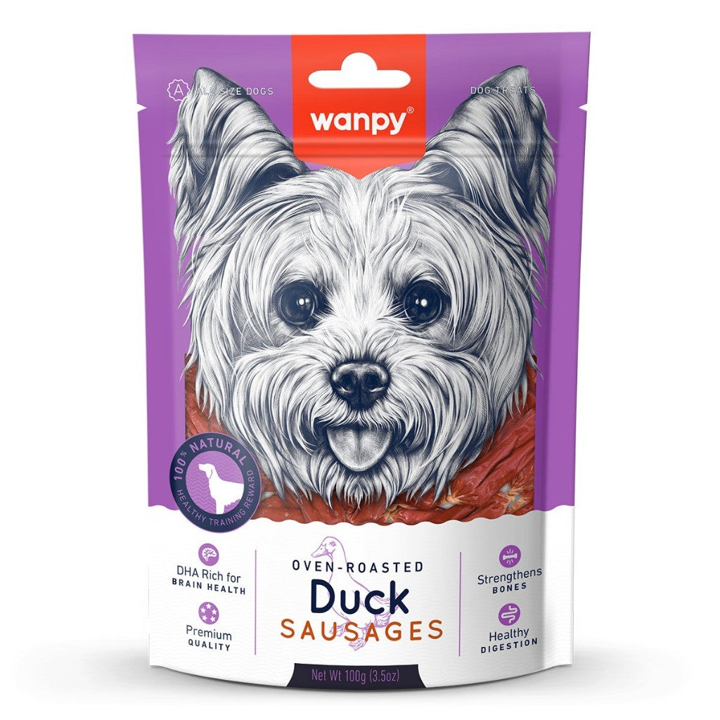Wanpy Assorted Dog Treats | Jerky | Biscuit | Steaks | Strips | Slice | Sausage | Twist | Chicken Cheese Duck Beef
