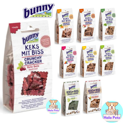 Bunny Nature Crunchy Crackers 50g | Suitable for Small animals | Rabbit, Hamster, Guinea Pig, Chinchilla