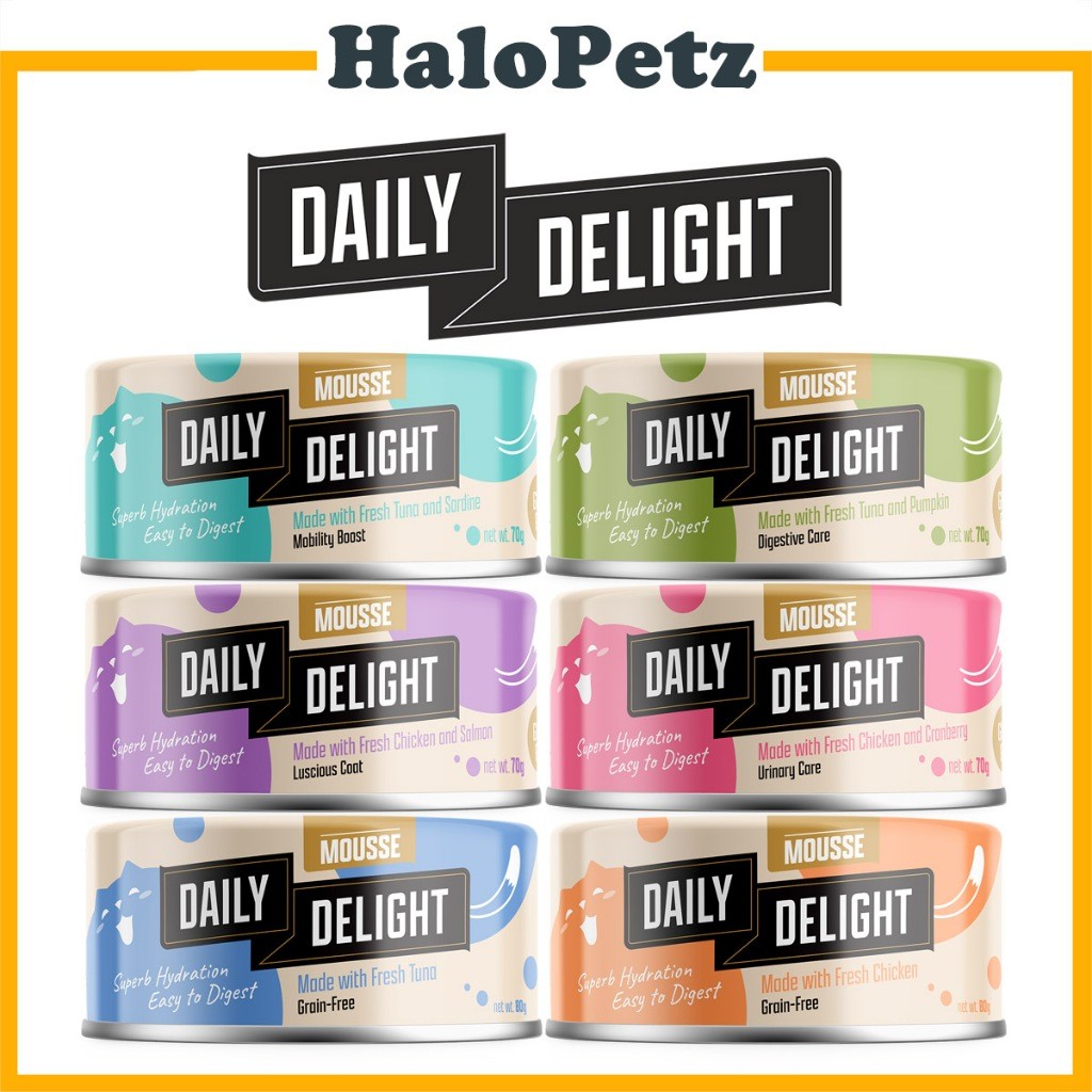 Daily Delight Mousse Wet Cat Food 70g