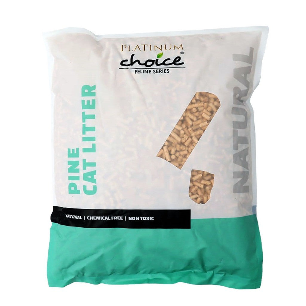 [3 packs] Platinum Choice Pine Cat Litter - 5KG