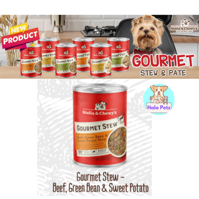 Stella & Chewy's Dog Gourmet Stew and Pate Canned Dog Food 12.5oz | Adult & Puppy