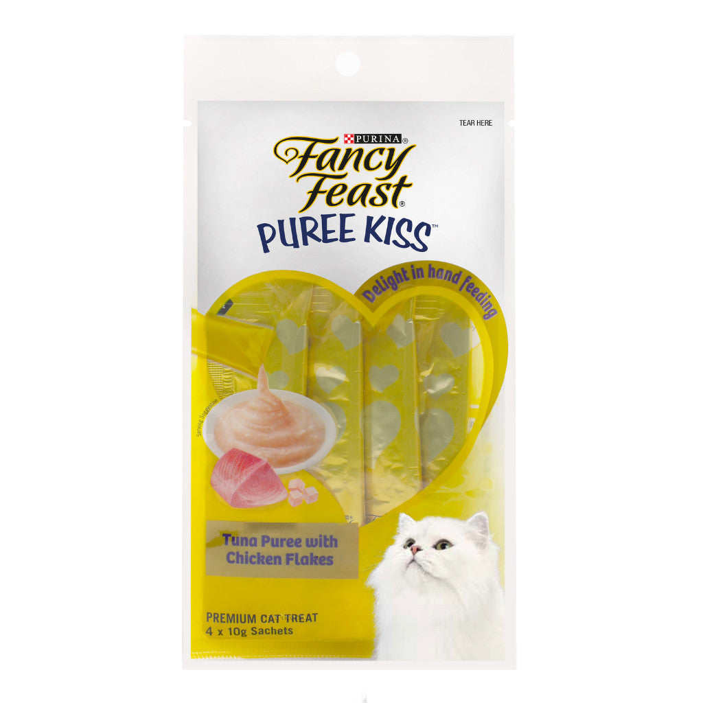 Fancy Feast Purée Kiss Adult Cat Treat 40g