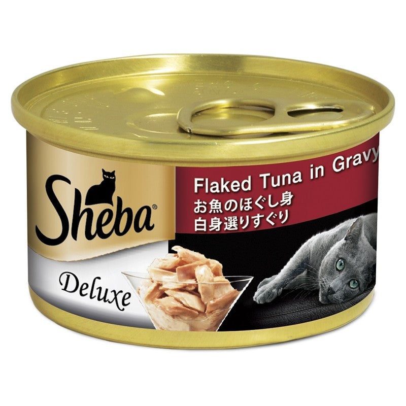 Sheba Deluxe Wet Cat Can Food Adult 85g | Premium Gourmet Cat Meal