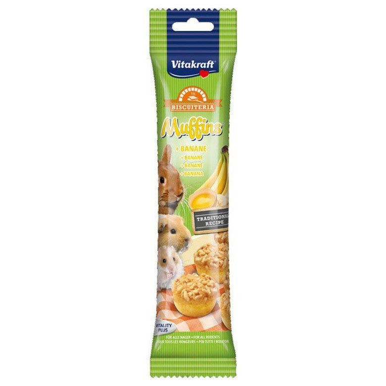 Vitakraft Muffins Nuts & Banana Muffin for Small Animal 18g