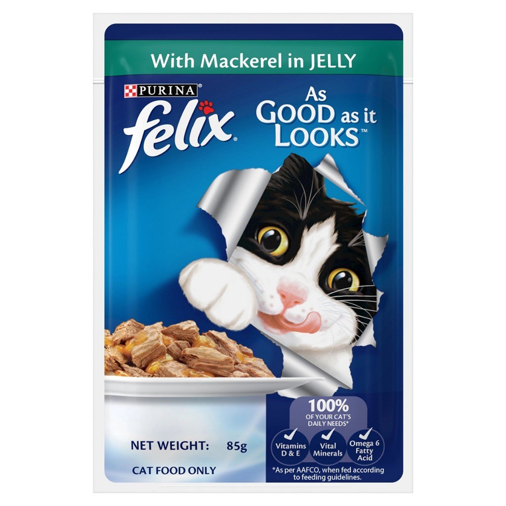 Purina Felix As Good As It Looks Jelly Cat Pouch 85g | Wet Food