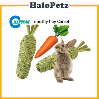 Marukan Timothy Carrot Shape for Rabbits