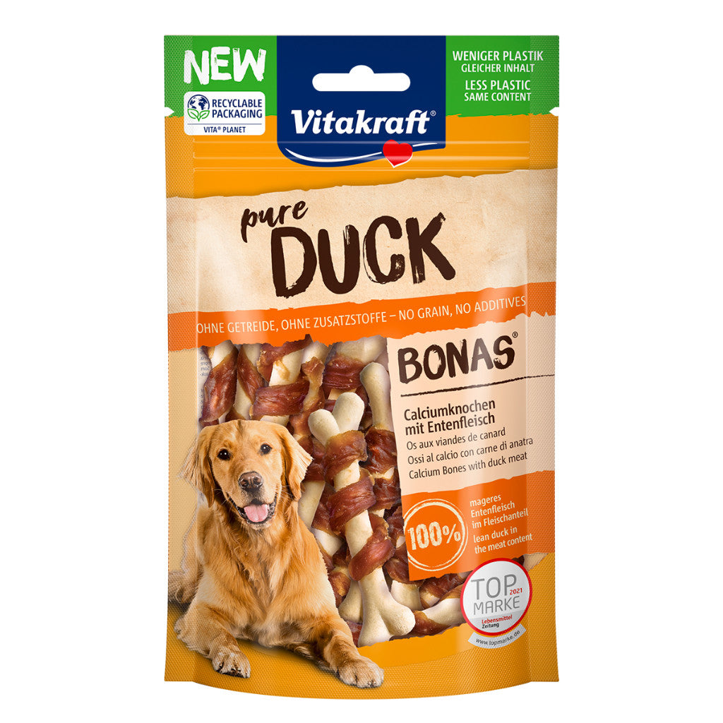 Vitakraft Pure Dog Treats Snacks 80g | Chicken, Lamb, Beef, Duck, Ham