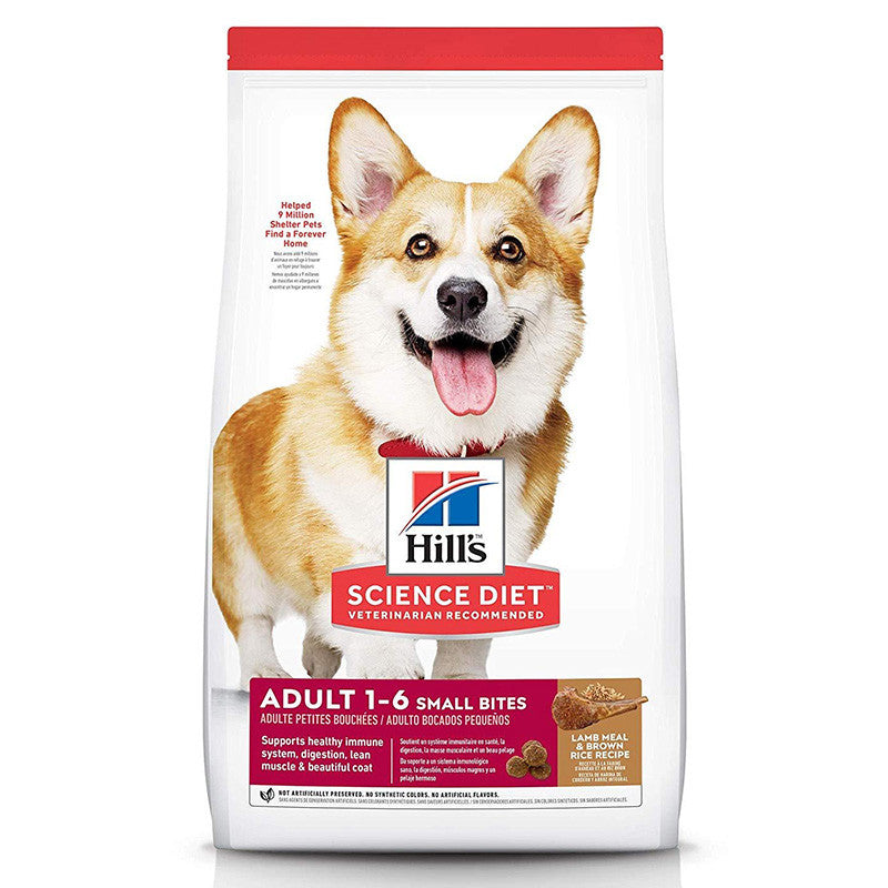 Hill's Science Diet Canine Adult Lamb & Rice Small Bites Dry Dog Food | Gentle & Digestible