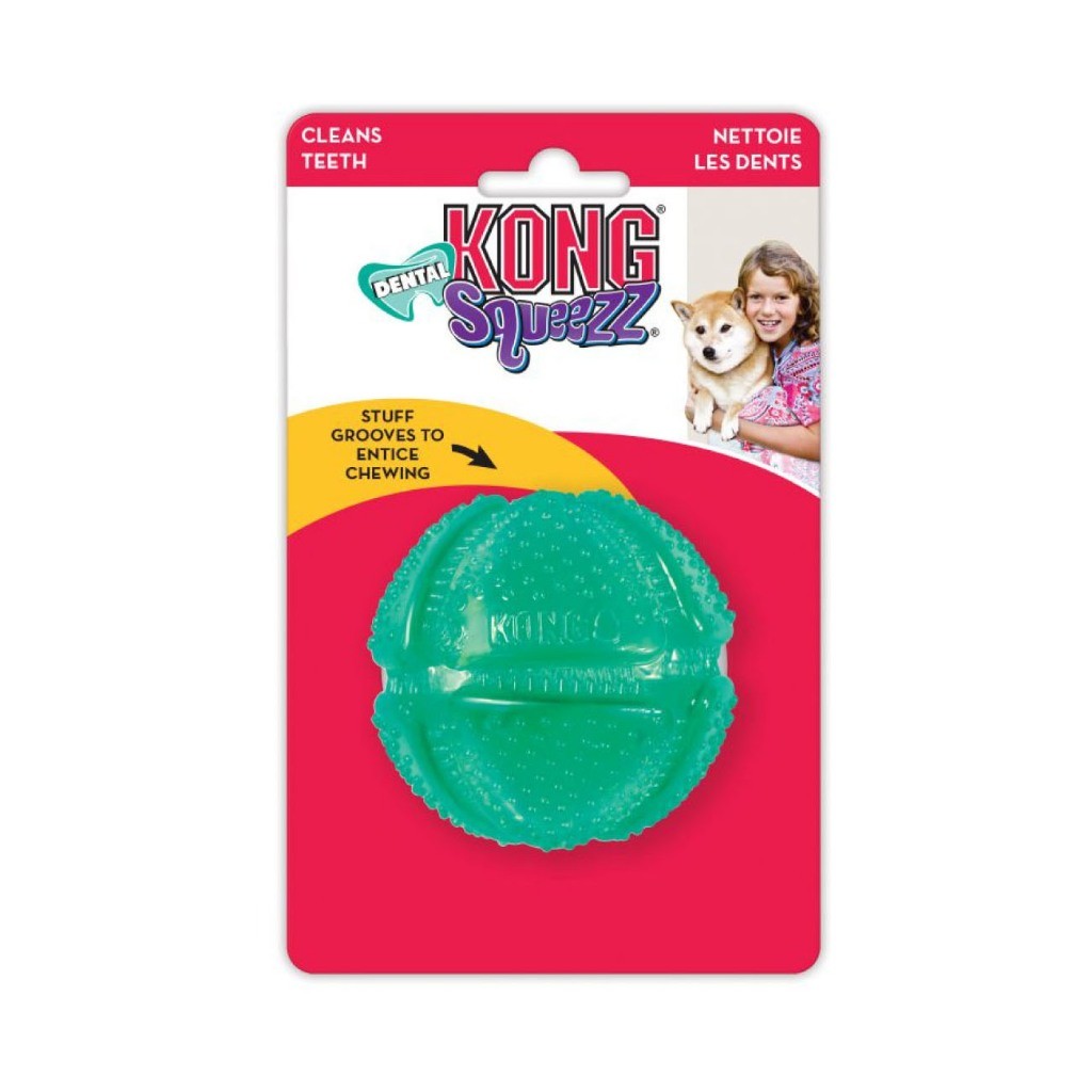 Kong Squeezz Dog Toy | Action Ball, Crackle, Dental, Goomz Football, Geodz & Tennis