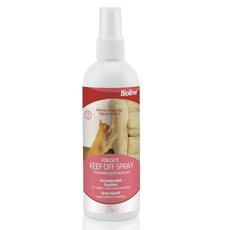 Bioline Keep Off Spray | Repellent | Training Spray | Catnip | Dog Spray | Calming | Chew