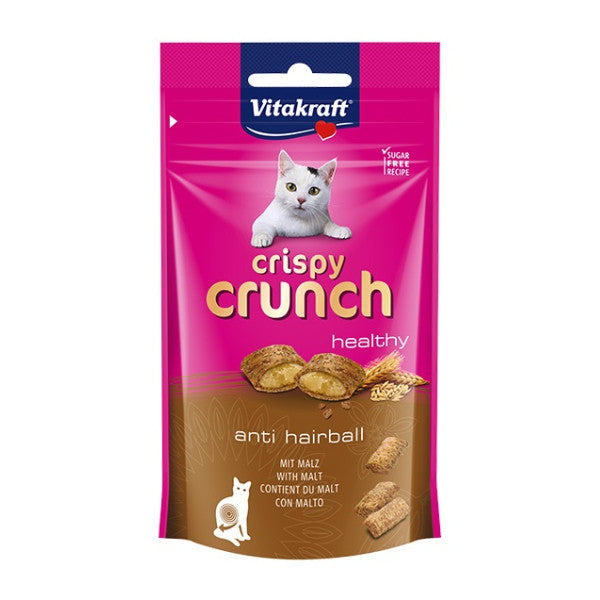 Vitakraft Cat Yums & Crispy Crunch Treats Snacks -Salmon Chicken Cat Grass | Dental Care, Anti-Hairball, Cheese, Salmon