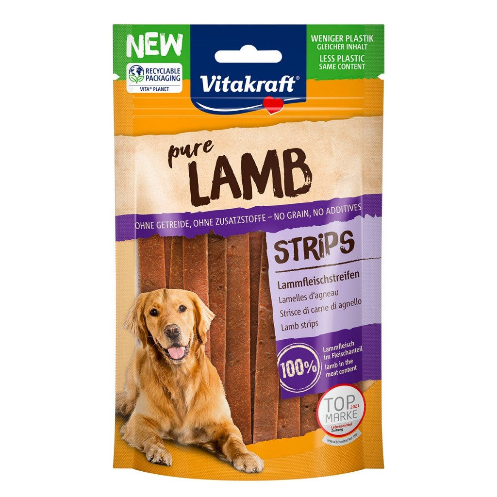 Vitakraft Pure Dog Treats Snacks 80g | Chicken, Lamb, Beef, Duck, Ham