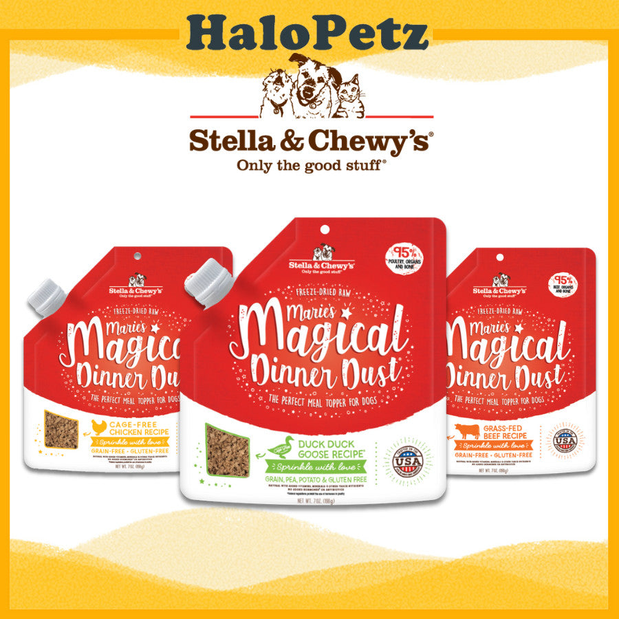 Stella & Chewy's Marie's Magical Dinner Dust Dog Food Topper 7oz | Freeze-Dried Raw