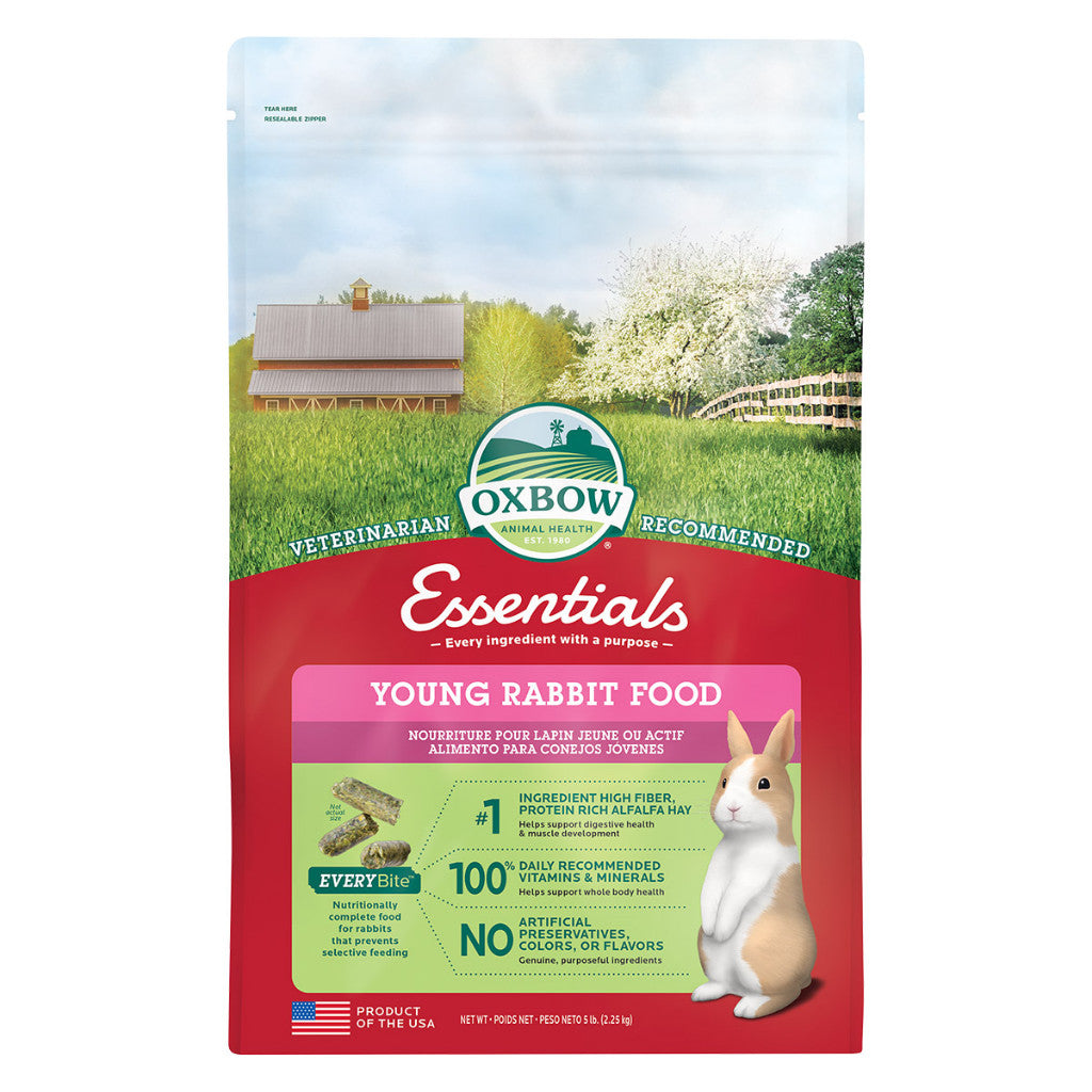 Oxbow Essential Rabbit Food -Adult, Young, Senior