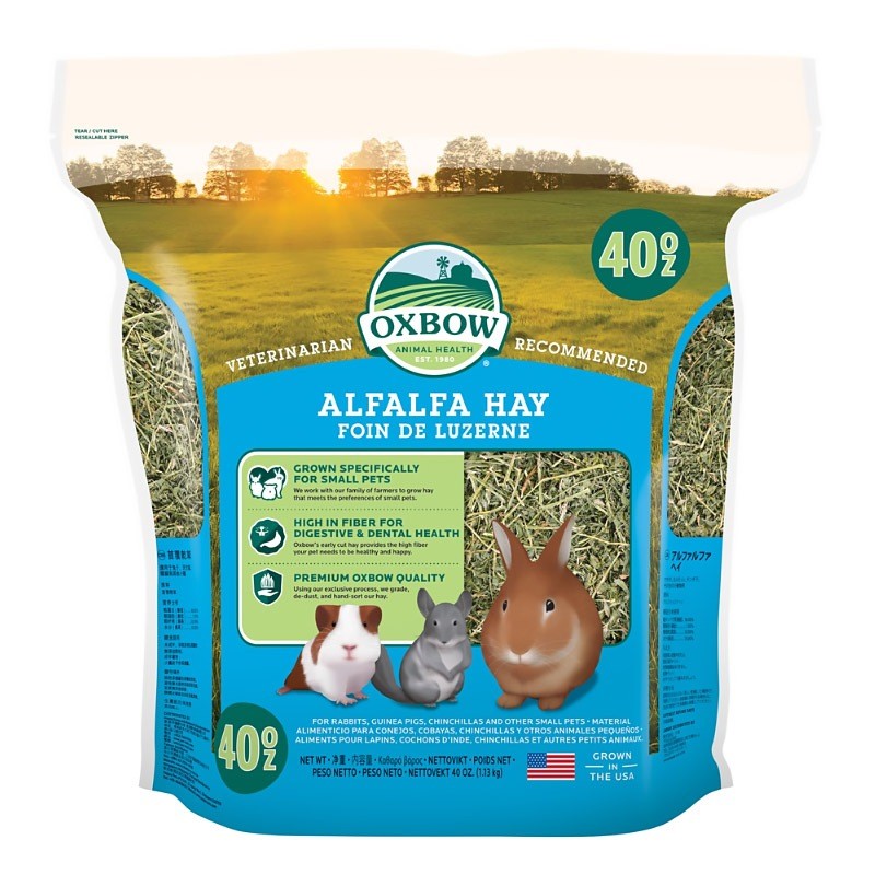 Oxbow Hay -Timothy, Orchard Grass, Oat, Alfalfa,  Hay Blend