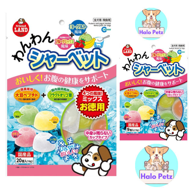 Marukan Fruits Mix and Yogurt Sherbet Dogs