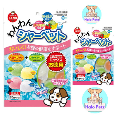 Marukan Fruits Mix and Yogurt Sherbet Dogs