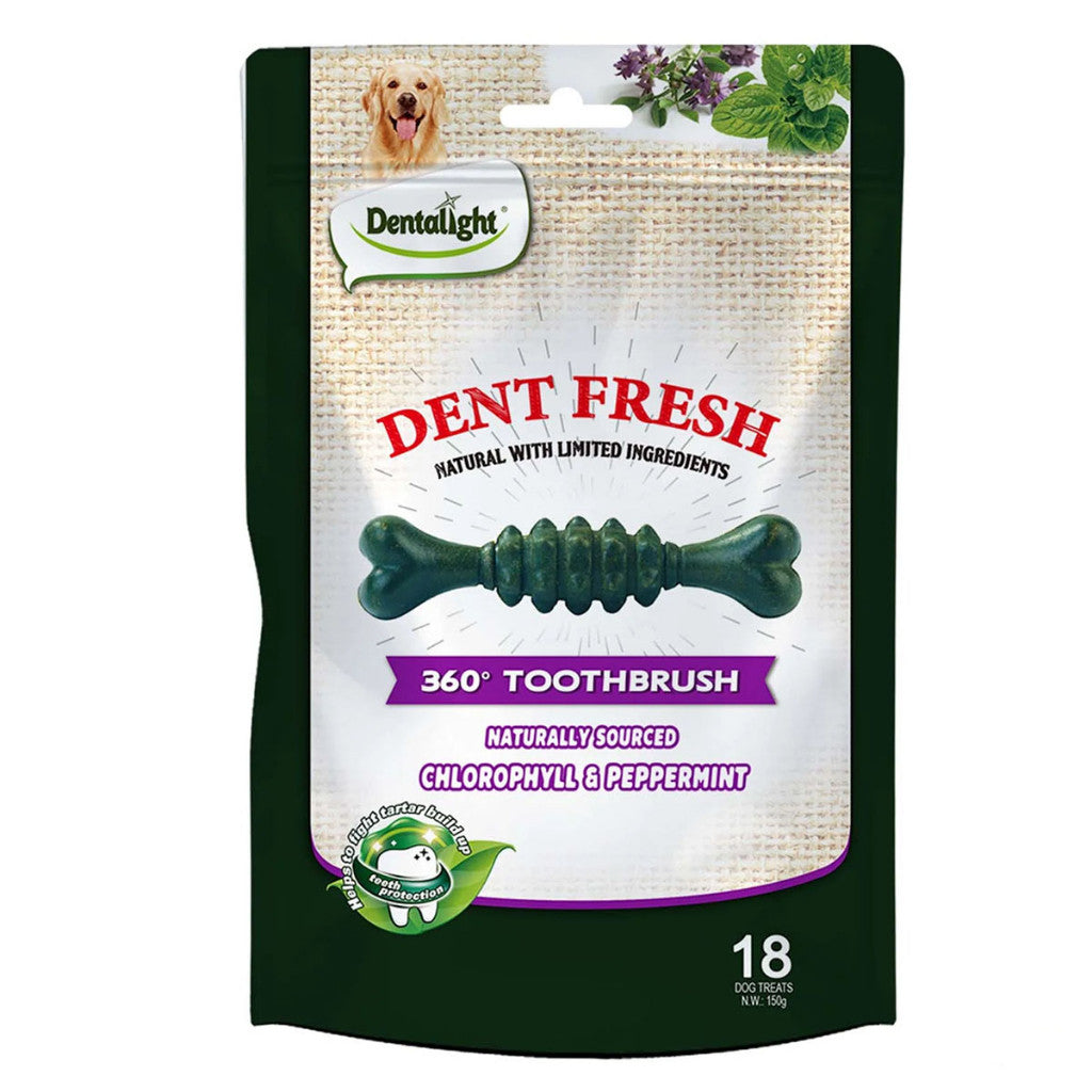Absolute Holistic, Dentalight & Happi Doggy Dog Dental Chew Value Pack | Oral Care Bundle