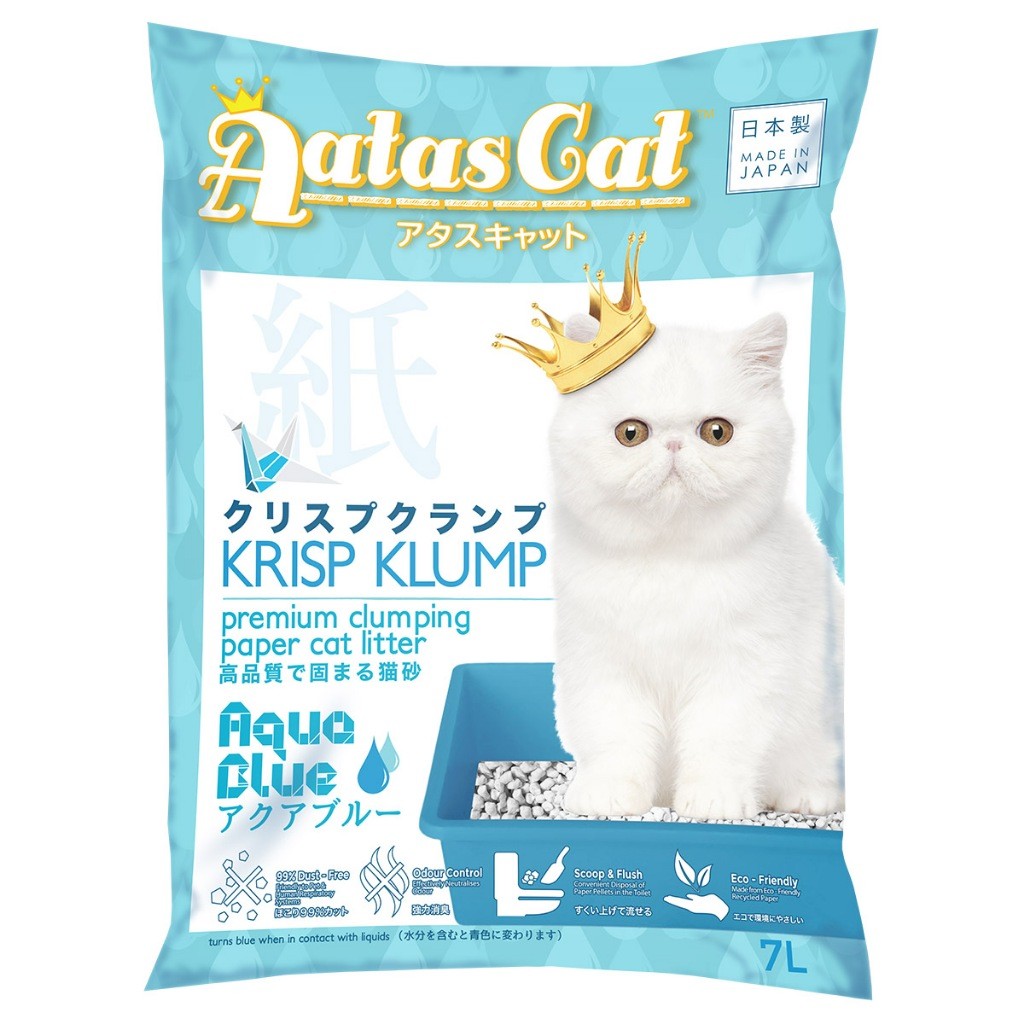 Aatas Cat Krisp Klump Paper Cat Litter,7L