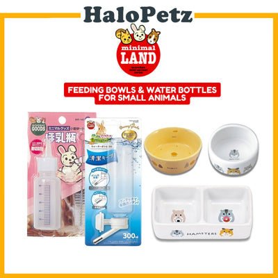 Marukan Feeding Bowls | Water Bottles | Cleaning Accessories