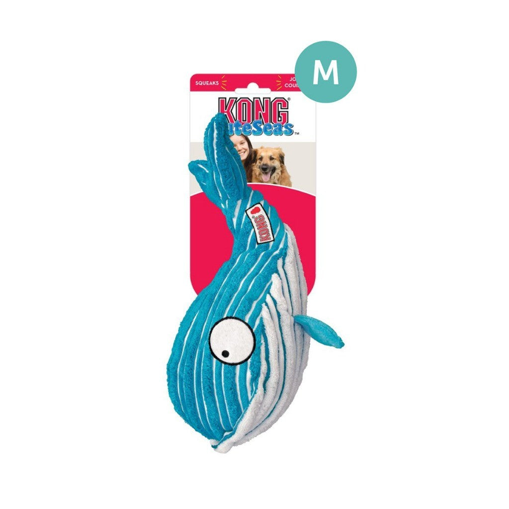 Kong Cuteseas Plush Dog Toy | Octopus | Whale | Shark | Seahorse