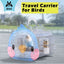 Jonsanty Transparent Travel Carrier for Birds