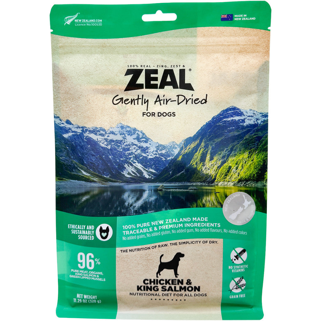 Zeal Gently Air-Dried Dog Food | Beef | Salmon | Lamb