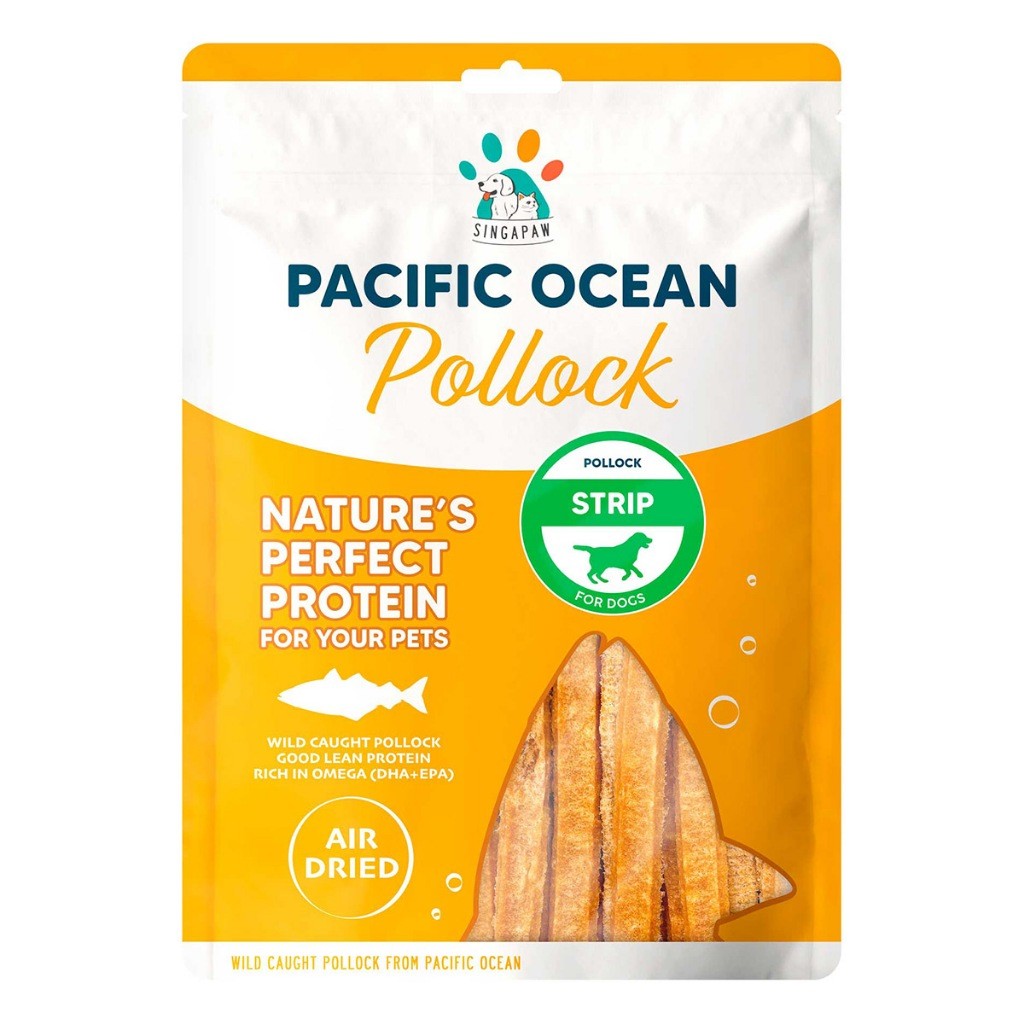 Singapaw Salmon & Pollock Cat & Dog Treats | Single Ingredient Fish Treats