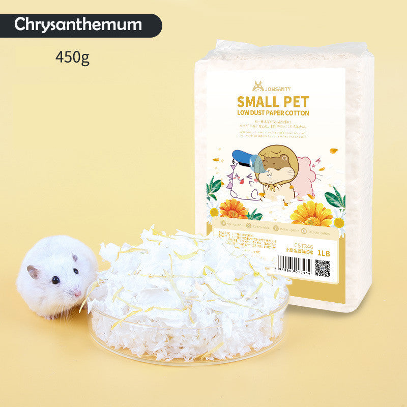 Jonsanty Natural Hamster Paper Bedding 450g