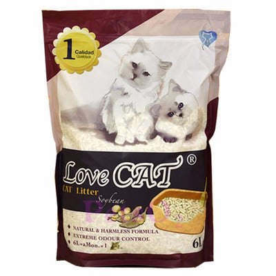 Lovecat | Love Cat Tofu Cat Litter 6L- Soya | Coffee | Green Tea | Corn