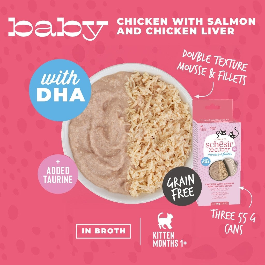 Schesir Baby Complete & Balanced Wet Food for Kitten