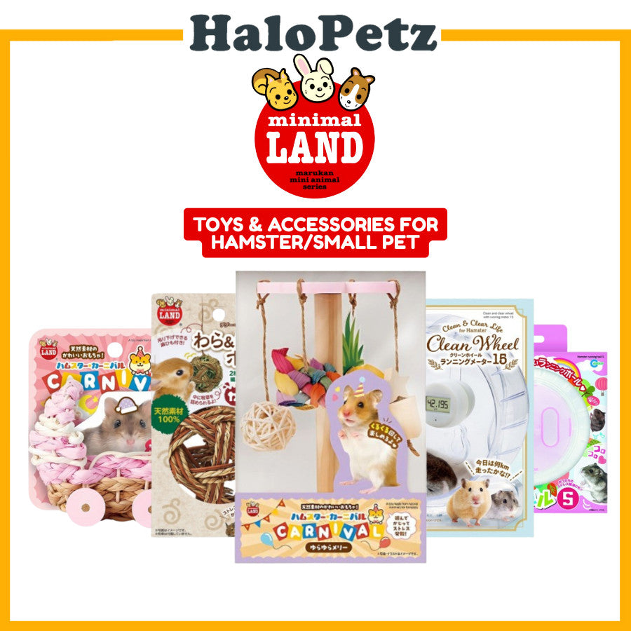 Marukan Hamster Wheel | Chew Toys | Running Ball | Tunnels Wheel | Harness
