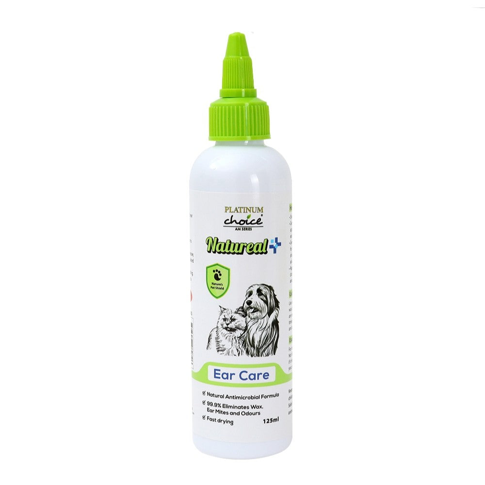 Platinum Choice Natureal Skin Ear Care Cat/Dog | Anti-Fungal, Bacterial, Hot Spot, Cleaner, Itch Relief