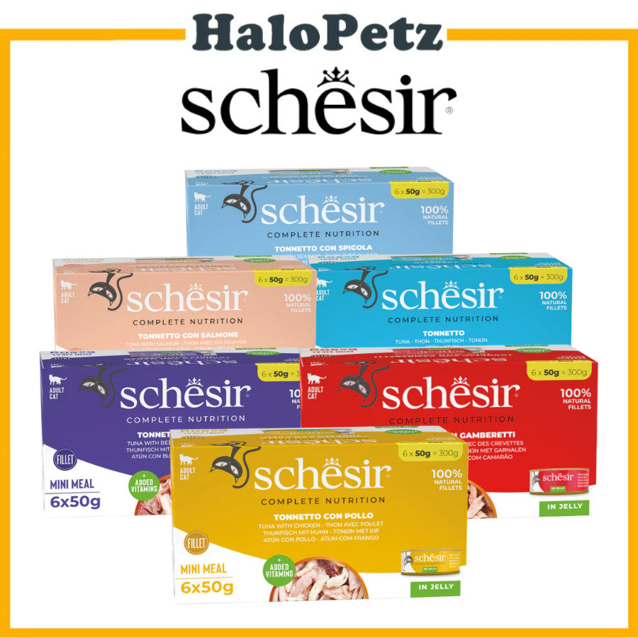 Schesir Cat Canned Food (6x50g) Multipack