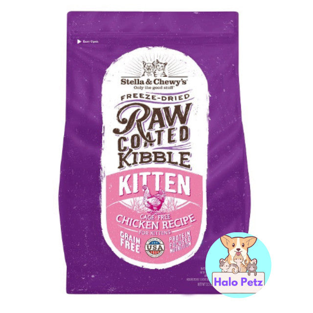 Stella & Chewy's Raw Coated Cat Kibble 5lb / 10lb | Freeze-Dried Raw Coated Dry Cat Food