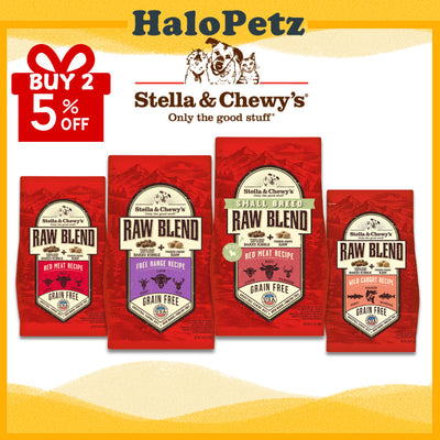 Stella & Chewy's Raw Coated Dog Kibbles with Wholesome Grains | Freeze-Dried Raw Coated