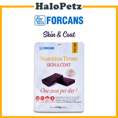 Forcans Nutrition Treats for Dogs 240g- Skin & Coat | Hip & Joint | Eye Care