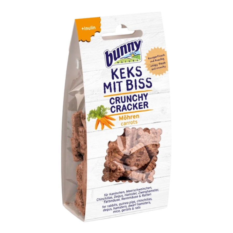 Bunny Nature Crunchy Crackers 50g | Suitable for Small animals | Rabbit, Hamster, Guinea Pig, Chinchilla