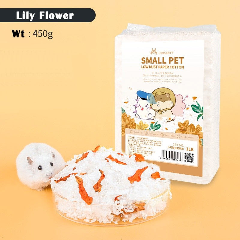 Jonsanty Natural Hamster Paper Bedding 450g