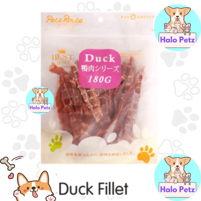 Petz Route Dog Treat 180g -| Beef, Duck, Pork, Lamb Jerky